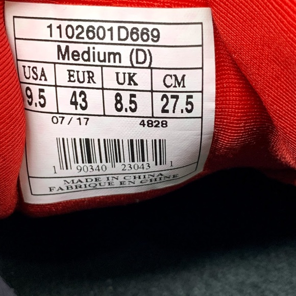 Brooks Revel Men's Training Running Shoes Red Blk - Picture 4 of 6